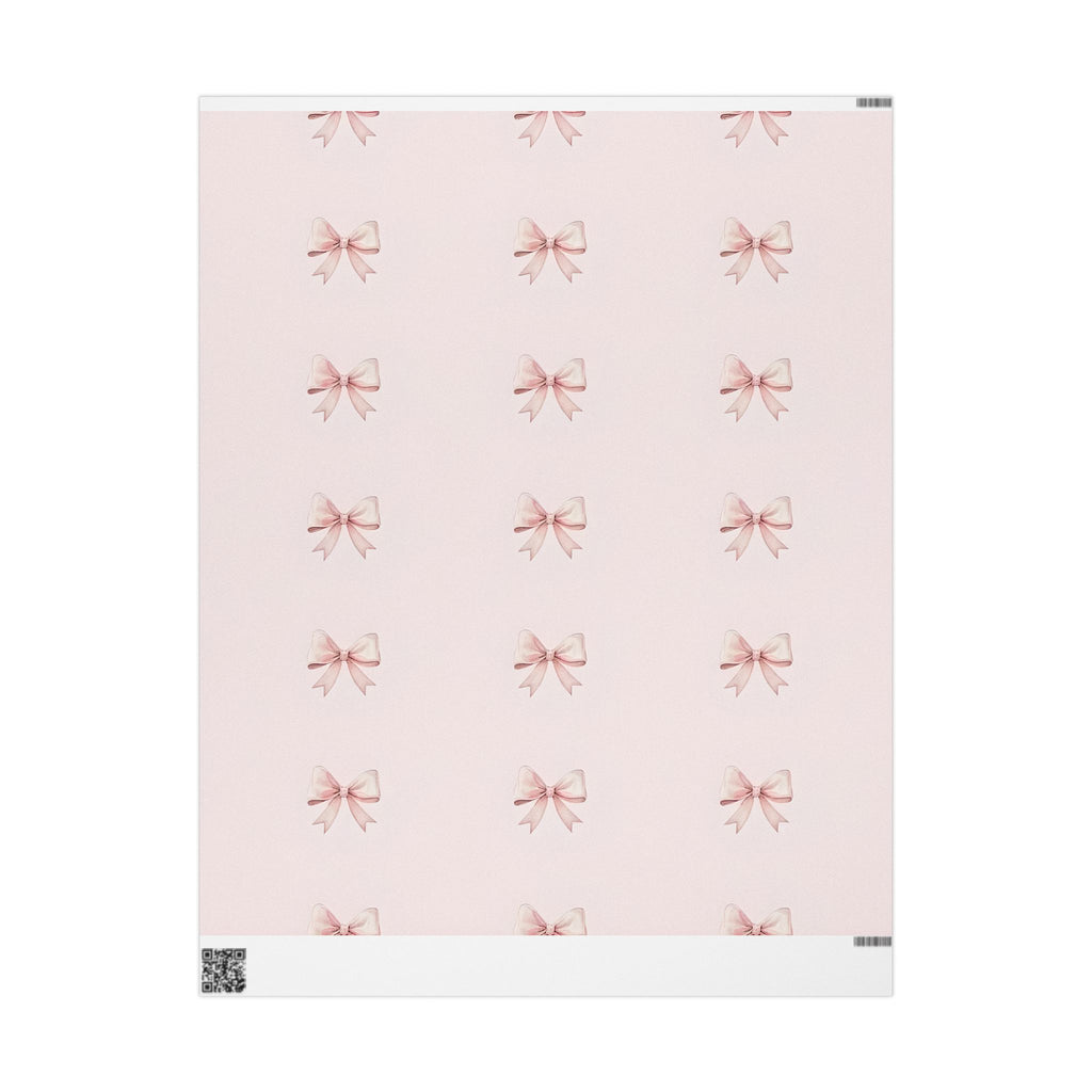 Elegant Bow Wrapping Paper, Gift Wrap for Birthdays, Holidays, Weddings, Custom Gift Packaging, Party Supplies