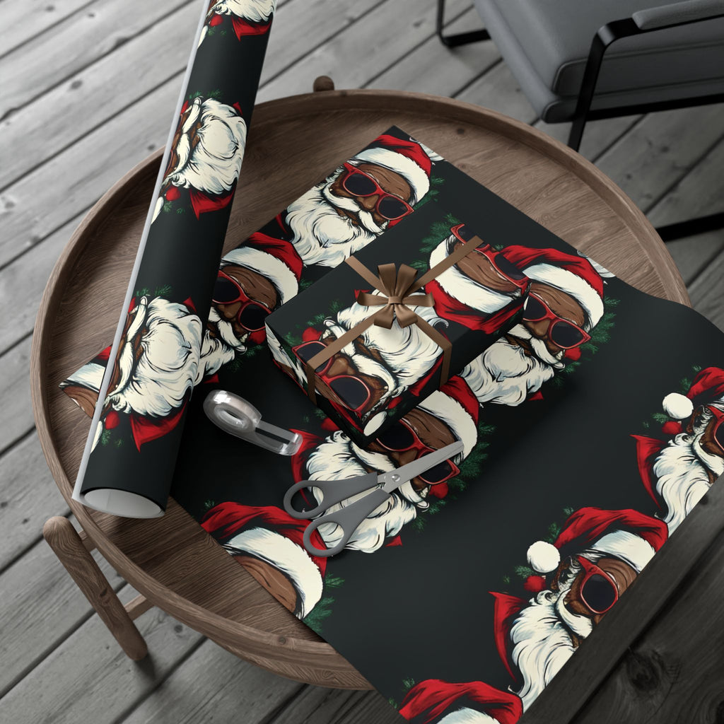 Red Hat Santa Luxury Gift Wrap