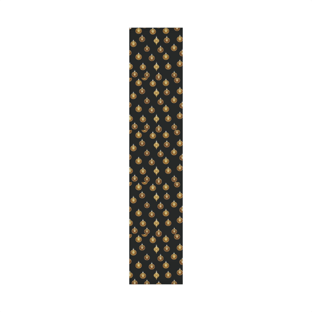 Bright Gold Ornaments Luxury Gift Wrap