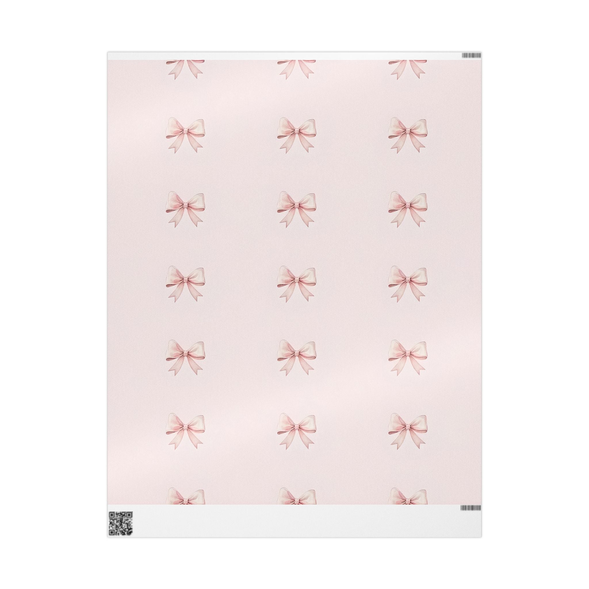 Elegant Bow Wrapping Paper, Gift Wrap for Birthdays, Holidays, Weddings, Custom Gift Packaging, Party Supplies
