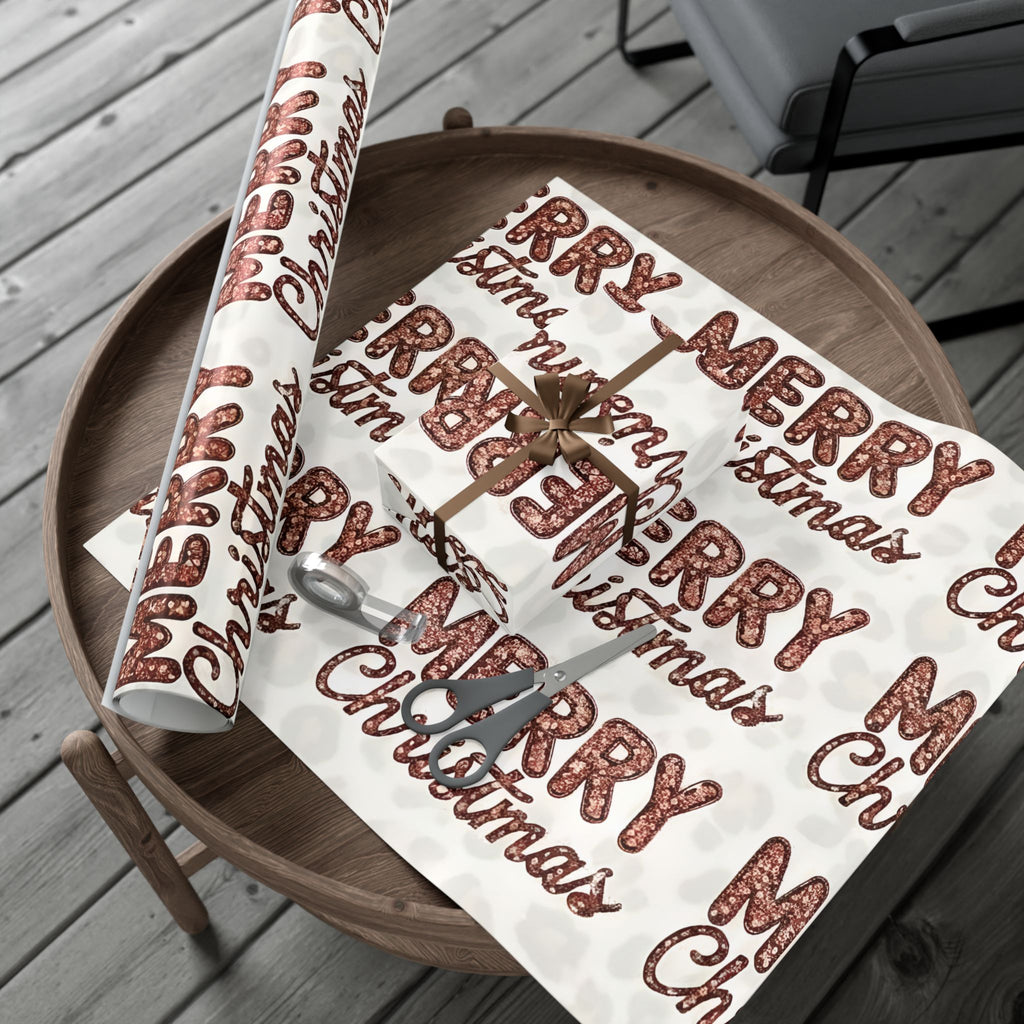 MChristmas Sequin Luxury Gift Wrap