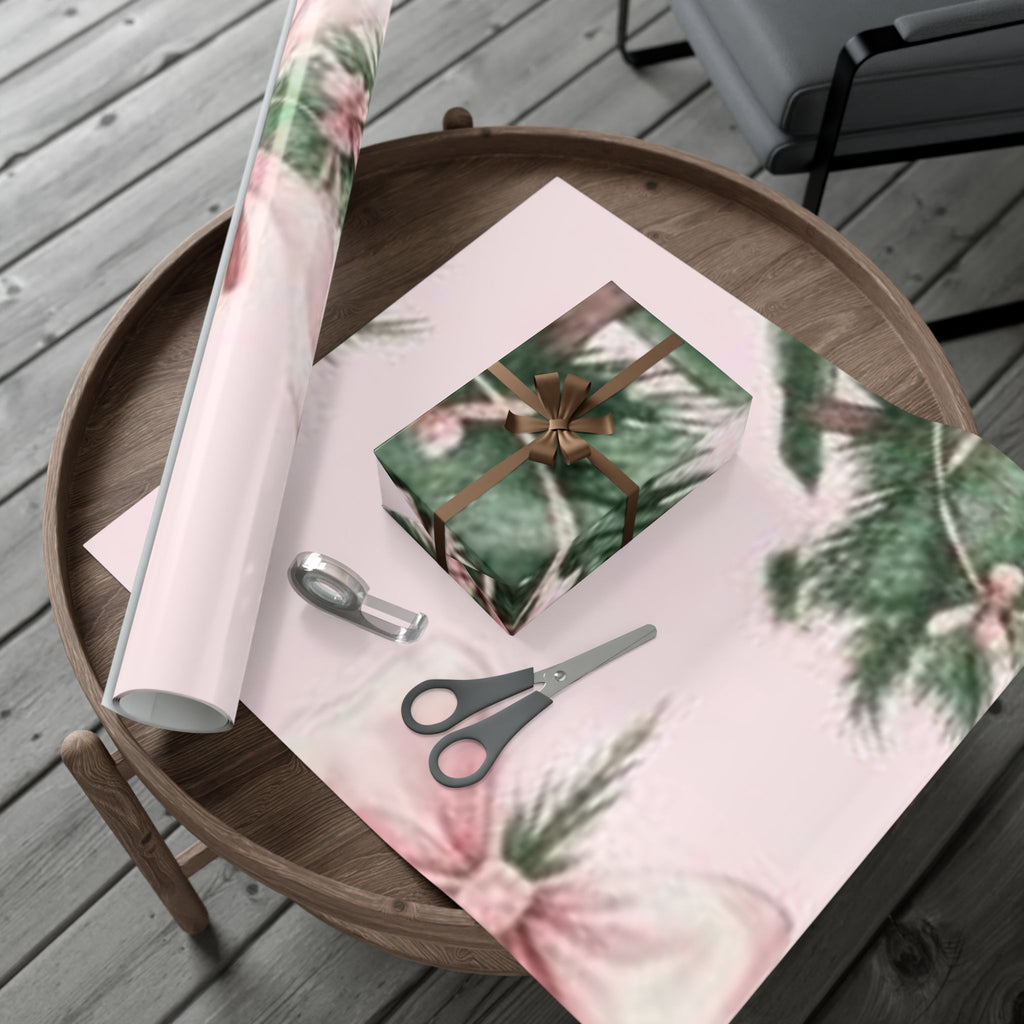Pink Bow Tree Luxury Gift Wrap