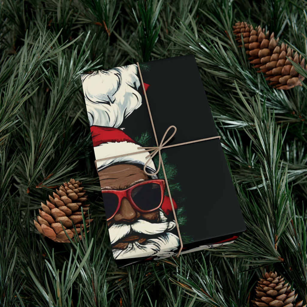 Red Hat Santa Luxury Gift Wrap